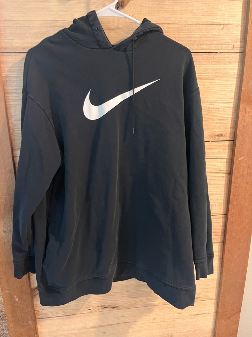 Nike Black Crewneck Sweatshirt with White Swoosh